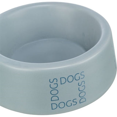 Trixie Food Bowl / Water Bowl Dog Dogs Ceramic Grey Blue