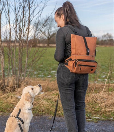 Trixie Rolltop Backpack With Hip Bag With Belt Rust 55X130 Cm
