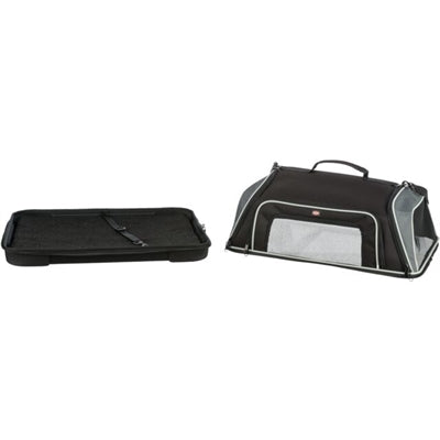 Trixie Dog Carrier Airline Bag Boarding Black / Grey 55X40X23 Cm