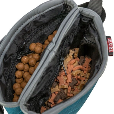 Trixie Treat Pouch Snack Pouch Twin Petrol 15X2.5X18 Cm
