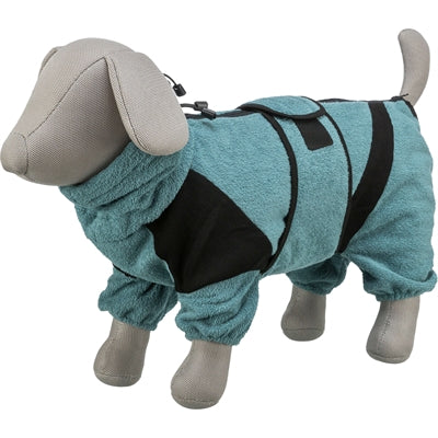 Trixie Bathrobe / Indoor Onesie Terry Cloth Petrol