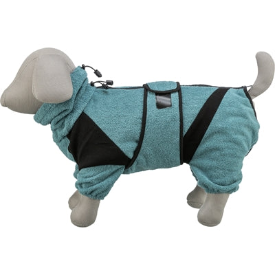 Trixie Bathrobe / Indoor Onesie Terry Cloth Petrol