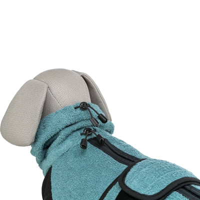 Trixie Bathrobe / Indoor Onesie Terry Cloth Petrol