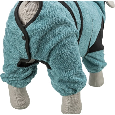 Trixie Bathrobe / Indoor Onesie Terry Cloth Petrol