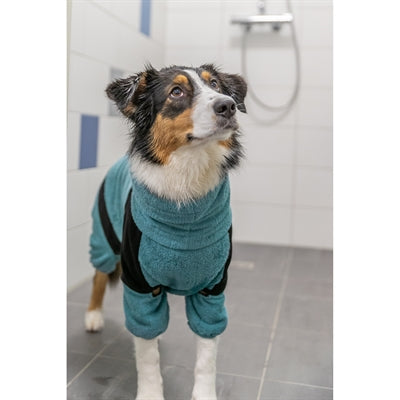 Trixie Bathrobe / Indoor Onesie Terry Cloth Petrol