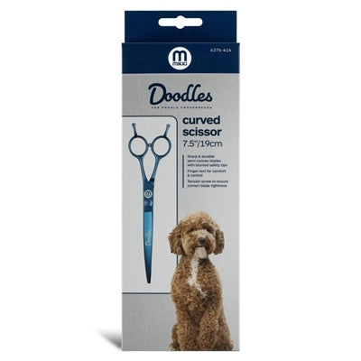 Mikki Doodle Curved Scissors 19 Cm