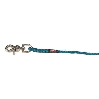 Trixie Dog Leash Tracking Line Round Without Handle Loop Petrol Blue