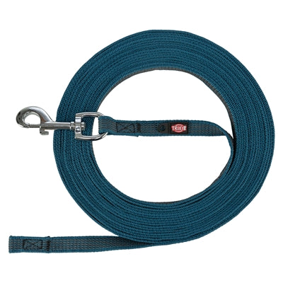 Trixie Dog Leash Tracking Line With Rubber Anti-Slip Petrol Blue