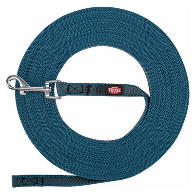 Trixie Dog Leash Tracking Line With Rubber Anti-Slip Petrol Blue