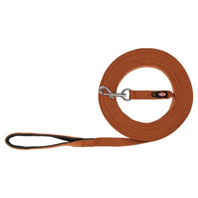 Trixie Dog Lead Tracking Line Cotton Rust Brown