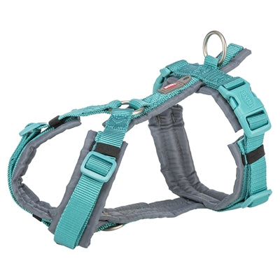 Trixie Dog Harness Premium Trekking Aqua Blue / Graphite Grey