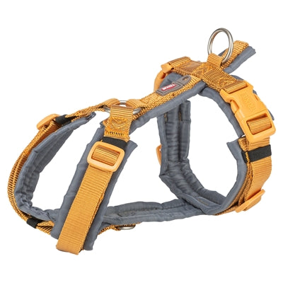 Trixie Dog Harness Premium Trekking Curry Yellow / Graphite Grey
