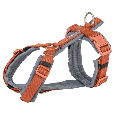 Trixie Dog Harness Premium Trekking Rust Brown / Graphite Grey