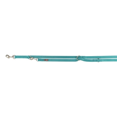 Trixie Dog Lead Premium Adjustable Aqua Blue