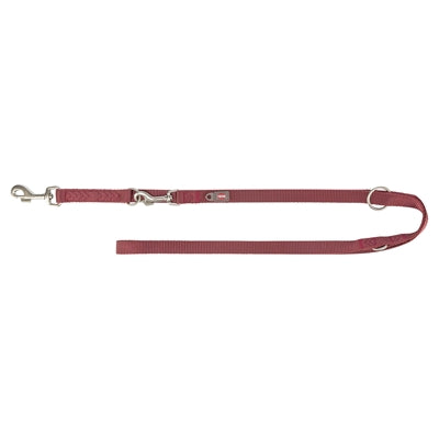 Trixie Dog Lead Premium Adjustable Sangria Red