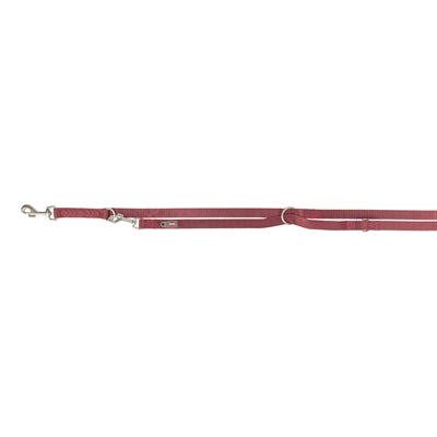Trixie Dog Lead Premium Adjustable Sangria Red