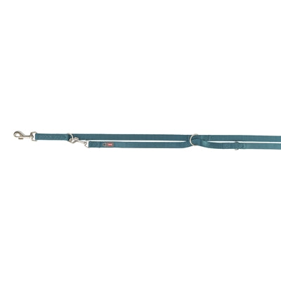 Trixie Dog Lead Premium Adjustable Petrol Blue