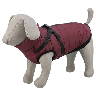 Trixie Dog Coat Pirou With Harness Sangria
