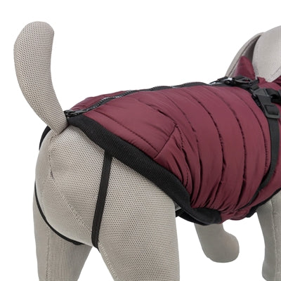 Trixie Dog Coat Pirou With Harness Sangria