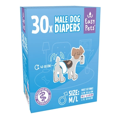 Easypets Male Dog Diapers