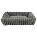 Trixie Dog Bed Lonni Corduroy Rectangular Grey
