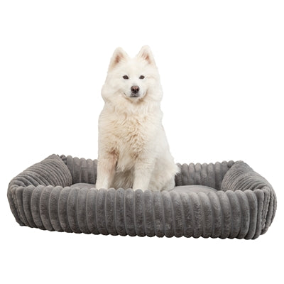 Trixie Dog Bed Lonni Corduroy Rectangular Grey