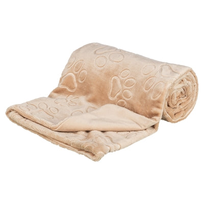 Trixie Dog Blanket Barry Soft Plush Beige