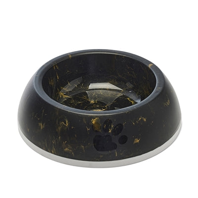 Savic Food Bowl Delice 3 Marble Black / Gold 26X26X8 Cm 1.2 Ltr
