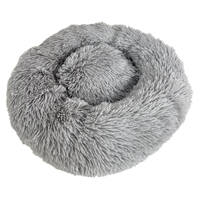 Sazzz Fluffy Dog Bed Light Grey