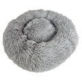 Sazzz Fluffy Dog Bed Light Grey