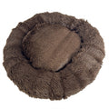 Sazzz Fluffy Dog Bed Brown 65X65X15 Cm