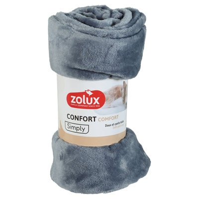 Zolux Dog Blanket Cocoon Grey 100X75 Cm