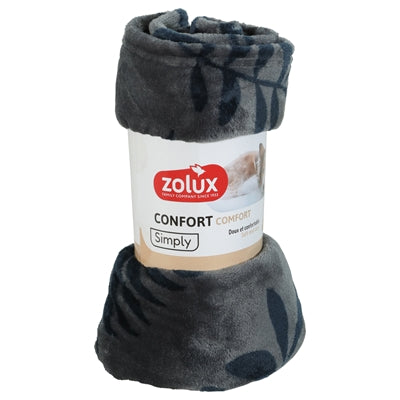 Zolux Dog Blanket Cocoon Pattern Grey Assorted 100X75 Cm