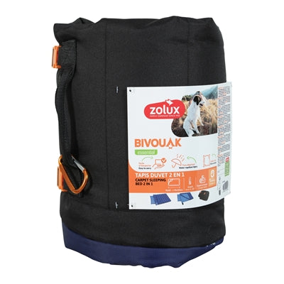 Zolux Bivouak Dog Blanket / Sleeping Bag 2In1 Blue 95X60-120 Cm