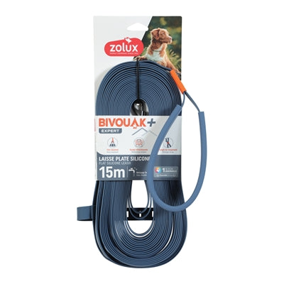 Zolux Bvk Tracking Lead Flat Silicone Blue