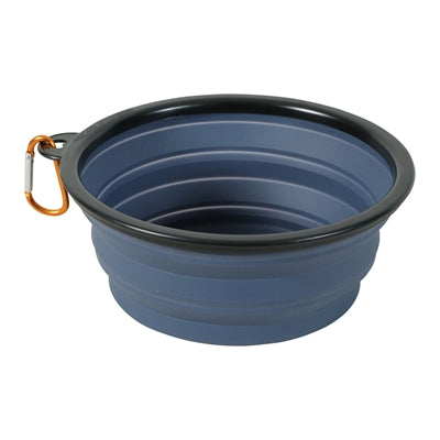 Zolux Bvk Collapsible Silicone Bowl Blue