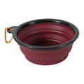 Zolux Bvk Collapsible Silicone Feeding Bowl Red