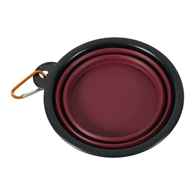 Zolux Bvk Collapsible Silicone Feeding Bowl Red