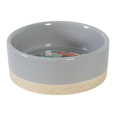 Zolux Olaria Food Bowl Ceramic Grey