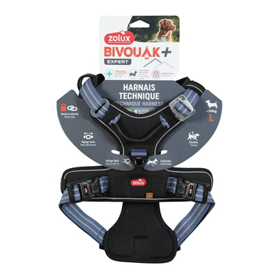 Zolux Bvk Dog Harness Blue