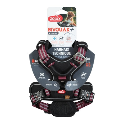Zolux Bvk Dog Harness Red