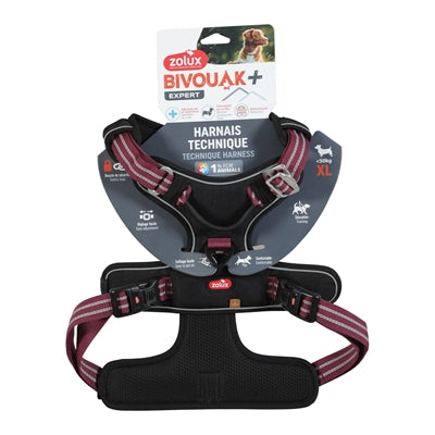 Zolux Bvk Dog Harness Red