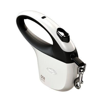 Flexi Retractable Lead One White / Black