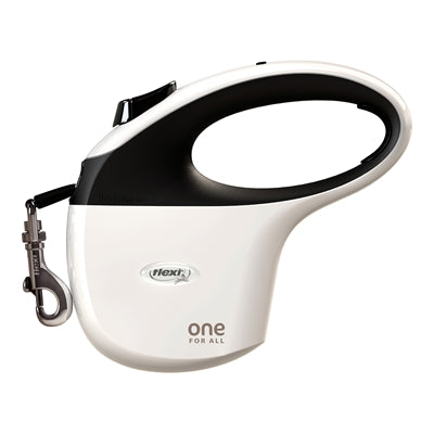 Flexi Retractable Lead One White / Black