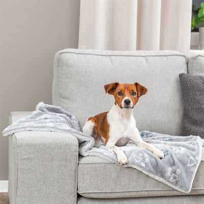 Trixie Dog Blanket Jimmy Soft Light Grey