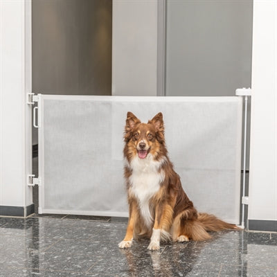 Trixie Dog Gate Safety Gate Retractable Gate White 0-137X86 Cm