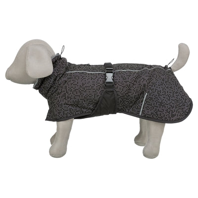 Trixie Dog Coat Limoux Reflect Black / Grey