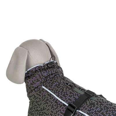 Trixie Dog Coat Limoux Reflect Black / Grey