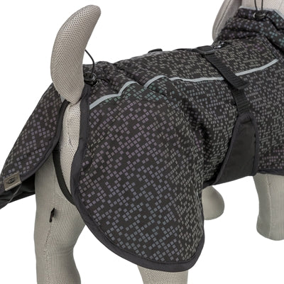 Trixie Dog Coat Limoux Reflect Black / Grey