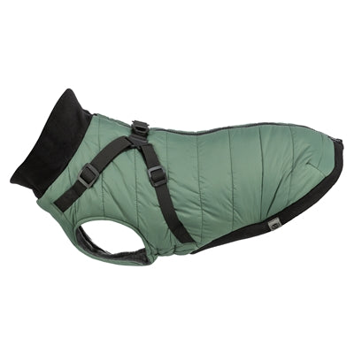 Trixie Dog Coat Pontis With Harness Sage Green